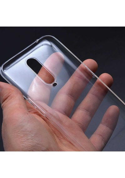 Noktaks - Oppo Rx17 Pro Uyumlu - Kılıf Şeffaf Soft Slim Fitt Süper Silikon Kapak - Şeffaf