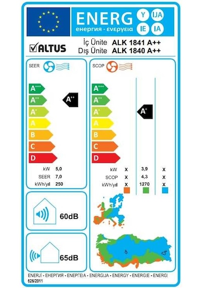 Altus ALK 1840 18000 BTU Inverter Duvar Tipi Klima
