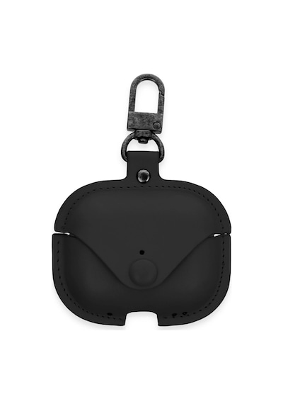 Gld-spt- Newface Apple Uyumlu AirPods Pro 2 2.nesil Çanta Deri Kılıf - Siyah