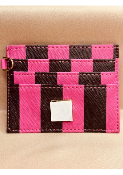 Elora Atelier Ekosa Desenli Kartlık Pembe-siyah