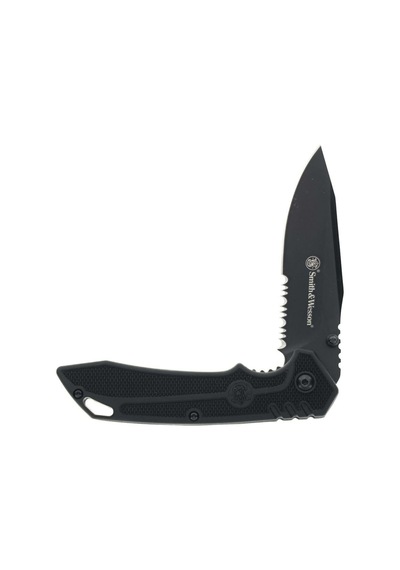 Smith Wesson Specıal Ops Serrated Clip Point Kamp Çakı 1205913 Siyah