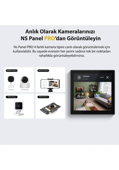 Sonoff Ns Panel Pro - Beyaz Renk Akıllı Ev Kontrol Paneli