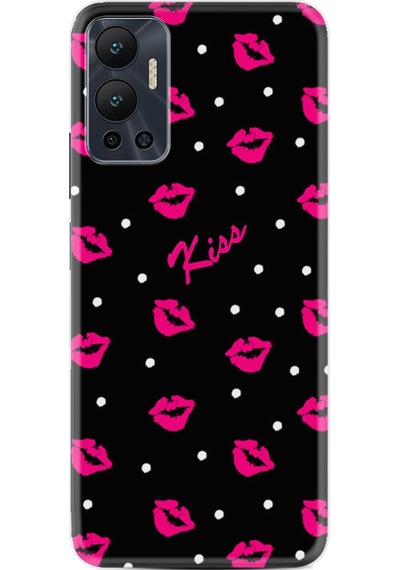 Infinix Hot 12 Kılıf Resimli Desenli Baskılı Silikon Kiss 1392