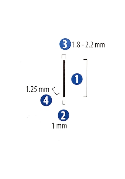 Red Hit P25 Havalı Çivi Çakma Tabancası Başsız Çivisi 25 Mm 1 Pak