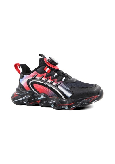 Pepino 2223 Siyah-kırmızı Çocuk Sneakers