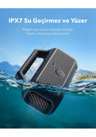 Anker Soundcore Boom 2 Se Taşınabilir Bluetooth Hoparlör - Siyah - A3148