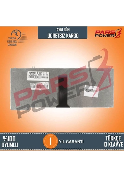 Lenovo Uyumlu 3000 N500 24233, 2N500, 4233 Notebook Klavye (Siyah Tr)