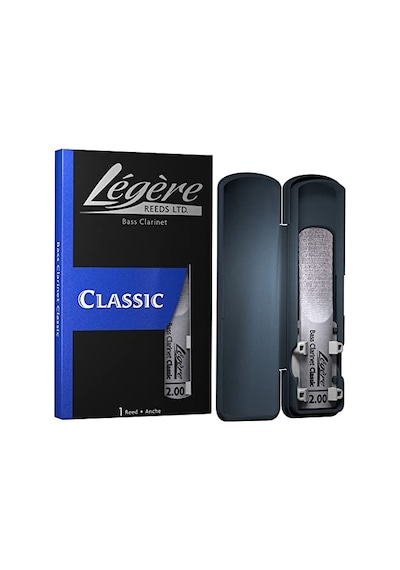 Légère Reeds Premium Sentetik Woodwind Kamış, Bas Klarnet, Klasik, Güç 2.00 Bc200