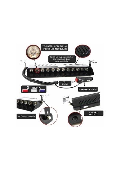 Otoaction S12 Çakar Led S12 Çakar