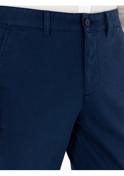 Cacharel Lacivert Slim Fit Kanvas Pantolon