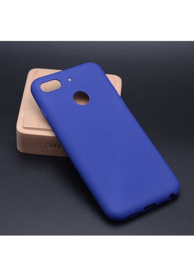 General Mobile 8 Go Kılıf Zore Premier Silikon Kapak Saks Mavi