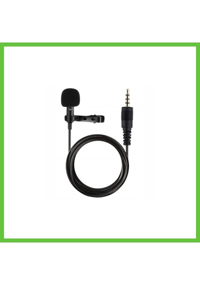 Bezos 3.5mm Jak 1.5 Metre Double Mikrofon - Siyah Dmc