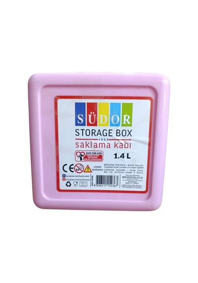 Südor Saklama Beslenme Kabı 1.4 L Mt05-pembe Çok Renkli