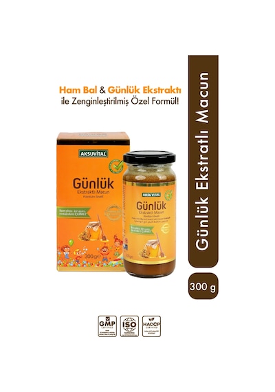 Aksu Vital Günlük Ekstraktlı Havlıcan İlaveli Macun 300 G