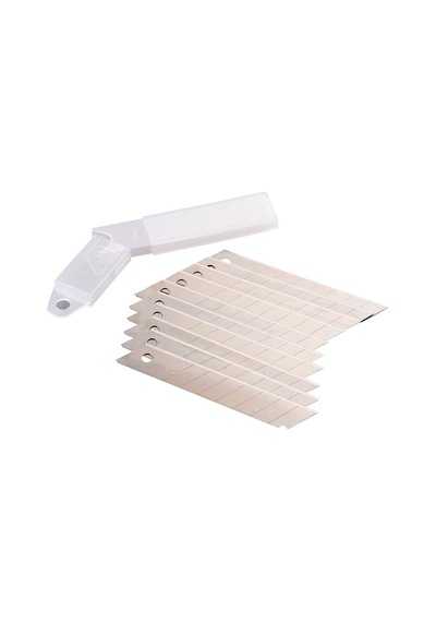 Maket Bıçağı / Falçata Ağzı / Yedeği İnce 9mm - 10 Adet Evimdeyokyok