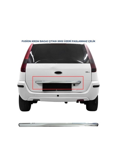 Ebal Otomotiv Ford Fusion Krom Bagaj Çıtası 2002 Üzeri P. Çelik