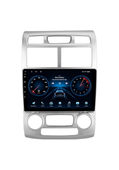 Kia Sportage 2005-2008 Android Multimedya Carplay Android Auto Navigasyon 10gb Ram 256gb Pro 9"