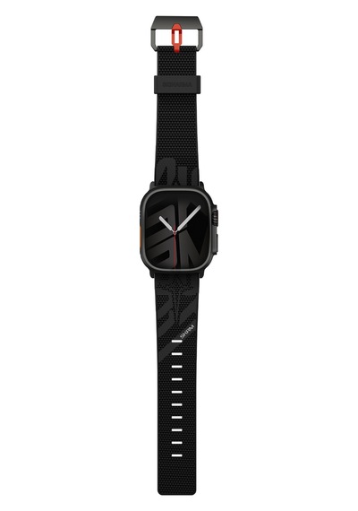 Watch 12 46mm Uyumlu Skinarma Phantom Serisi Silikon Kordon Siyah