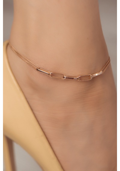 Rose Altın Charm Halhal Rose