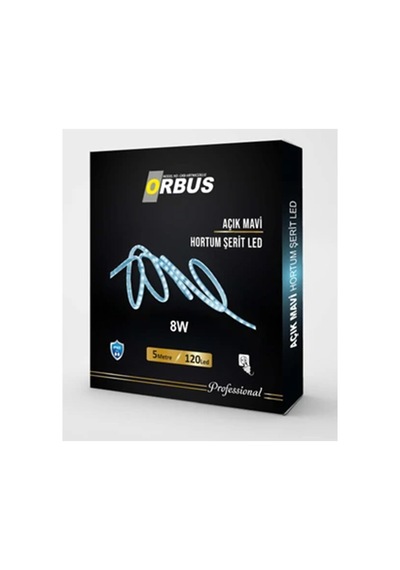 4 Adet Orbus Hortum Şerit Led İce Blue 5m