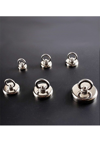 Ay Magnet Fishing Neodyum Pot Mıknatıs, Çap 25Mm, Kurtarma