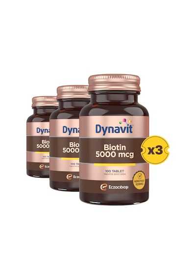 Dynavit Biotin 5000 mcg 100 Tablet 3 Adet