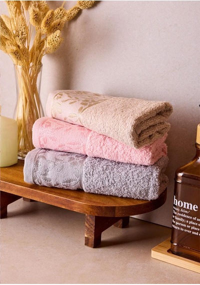 Premium 3'lü 30x50 Cm El, Yüz Ve Mutfak Havlu Seti Çok Renkli