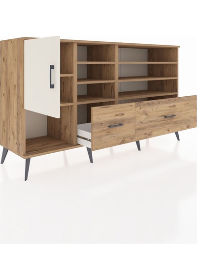 Kronos Konsol 8 Raflı 2 Çekmeceli Tek Kapaklı 176x59x99 Çam-ayta Çam-aytaşı/çam Kronos Konsol 8 Raflı 2 Çekmeceli Tek Kapaklı 176x59x99 Çam-ayta Çam-aytaşı/çam