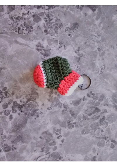 Noel Pabucu Yılbaşı Anahtarlık 4cm 6cm