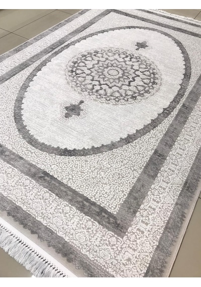 Merinos Halı Elegance 73941 097 Serisi Akrilik Salon Oturma Yatak Odası Halısı Gri