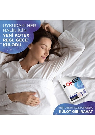 Kotex Regl Gece Külodu 2'li 3