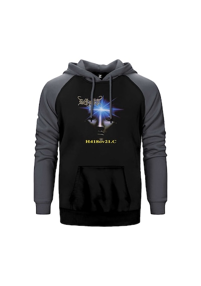 Beherit H418ov21.c Gri Renk Reglan Kol Kapşonlu Sweatshirt Gri
