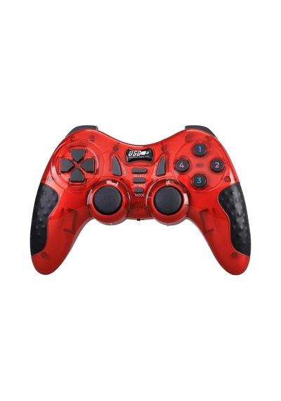 Schitec 7in1 Pc/ps2/ps2/ps3/pc360/tv/tvbox/android Cihazlar İle Uyumlu Kablosuz Gamepad Kırmızı