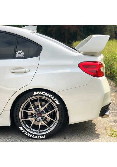 Beyaz Michelin Lastik Yazısı 2.5 Cm Ürün 4 Adet + Yapıştırıcı Tutkal
