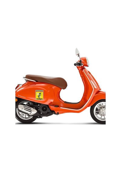 Vespa Italyan Arı 9x7 Cm Motorsiklet Kask Laptop Ve Oto Sticker