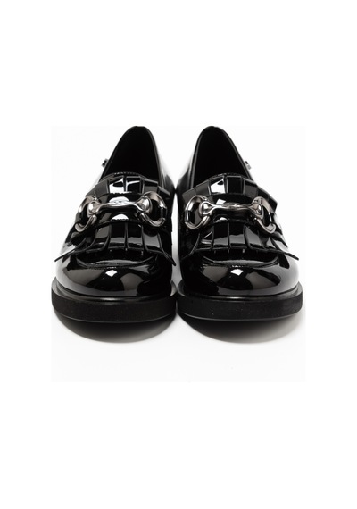 Nero Black Oxford Klasik Kadın 844859ds Donna Serena 4859 Lız Fıl Ner Acc Ner X Jf Siyah