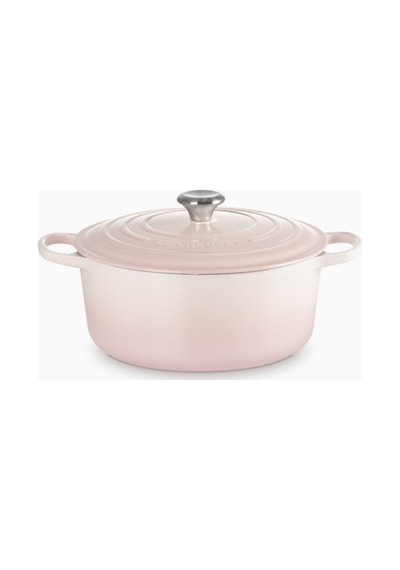 Le Creuset Yuvarlak Ikonik Lüks Döküm Tencere 28 Cm Açık Pembe