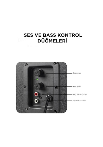 Torima D37 Siyah Bluetooth Hoparlör 2in1 Subwoofer Rgb Işıklı Bilgisayar Hoparlörü Speaker