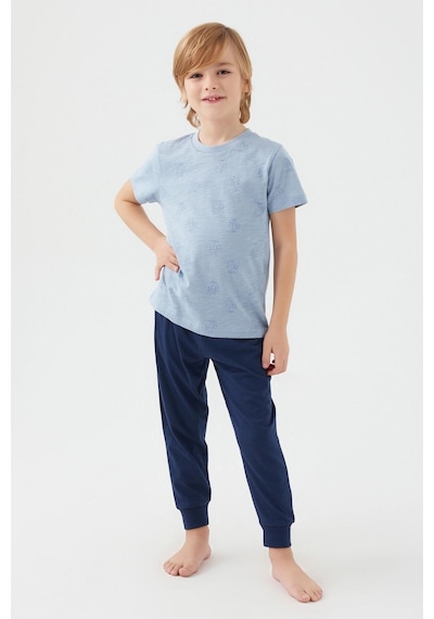 Arnetta 2504 Parrot Erkek Çocuk Kısa Kol Pijama Takım 001