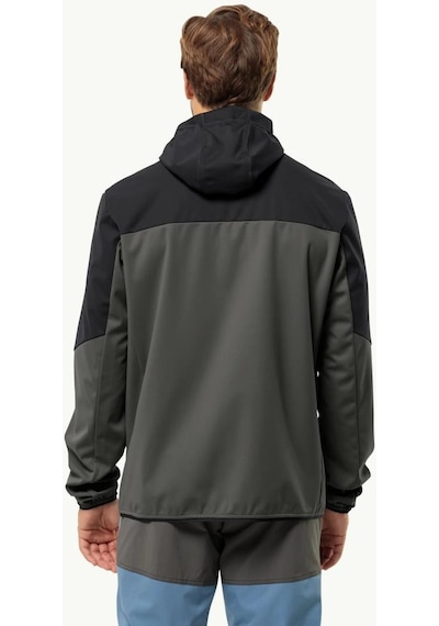 Jack Wolfskin 1306923 6945 Feldberg Hoody M Slate Erkek Outdoor Ceket 001