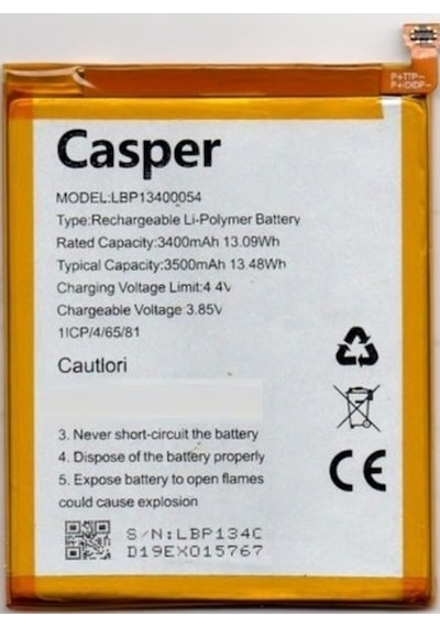 Casper Via G4 Batarya Pil 3500 mAh
