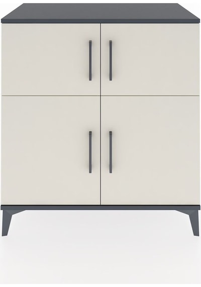 Hyperion Şifonyer 3 Raflı 4 Kapaklı 88x44x96 Antrasit-aytaşı Antrasit Hyperion Şifonyer 3 Raflı 4 Kapaklı 88x44x96 Antrasit-aytaşı Antrasit