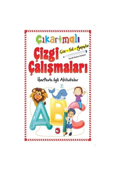 Çıkartmalı Çizgi Çalışmaları-Harflerle Ilgili Aktiviteler