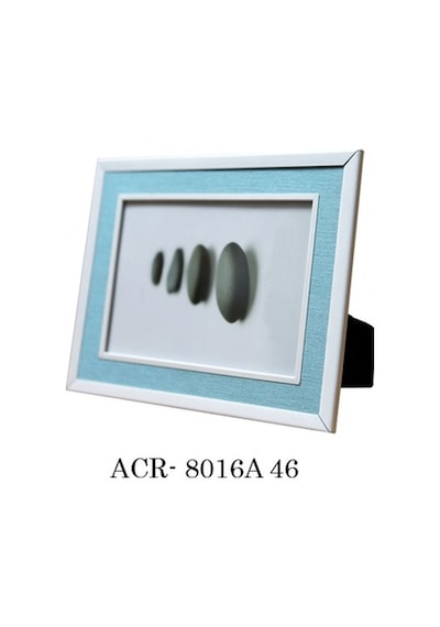 10X15 Koton Desenli Metal Fotoğraf Çerçevesi