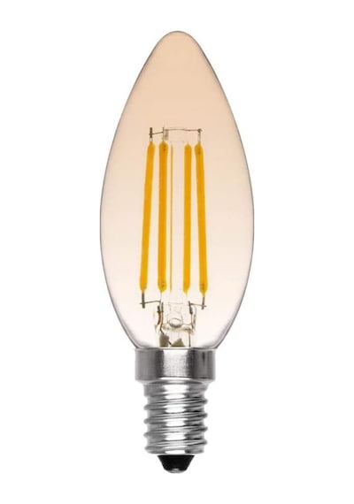 4w E14 Led Flamanlı Buji Rustik Ampul 15306 Diğer