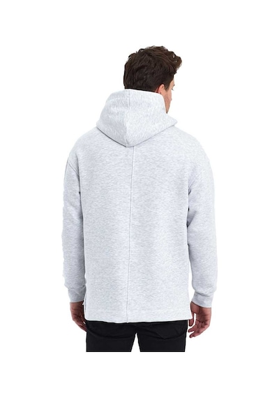 Adams Kapüşonlu Oversize Kanguru Cep Şardonlu 3 İplik Erkek Sweatshirt 001