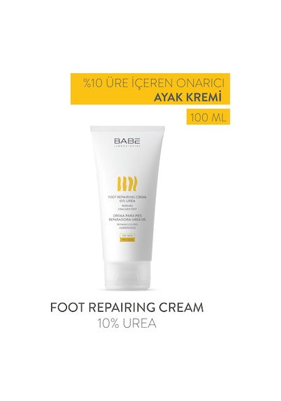 Babe Foot Repairing Cream 10% Urea 100ml - Üre İçeren Onarıcı Ayak Bakım Kremi
