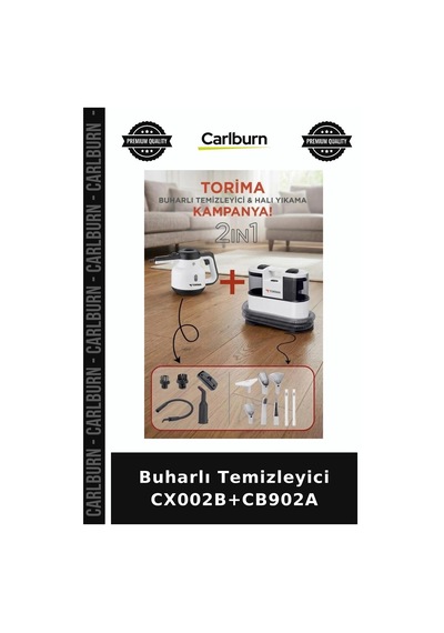 Delux Serisi Buharlı Temizleyici Cx002b+cb902a Cam Temizlik Buhar