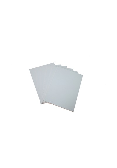 5 Adet 4 MM 35x50  CM Beyaz Mdf Duralit