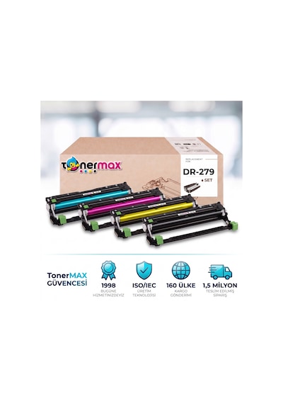 Brother Dr-279 . Drum Ünitesi Set 4 Renk - Çipli / Dcp-l3520cdw / L3560cdw / Hl-l3220cw / L3240cdw / L3280cdw / Mfc-l3720cdw / L3760cdw / L3755cdw / L3780cdw / L8390cdw Brother Dr-279 . Drum Ünitesi Set 4 Renk - Çipli / Dcp-l3520cdw / L3560cdw / Hl-l3220cw / L3240cdw / L3280cdw / Mfc-l3720cdw / L3760cdw / L3755cdw / L3780cdw / L8390cdw